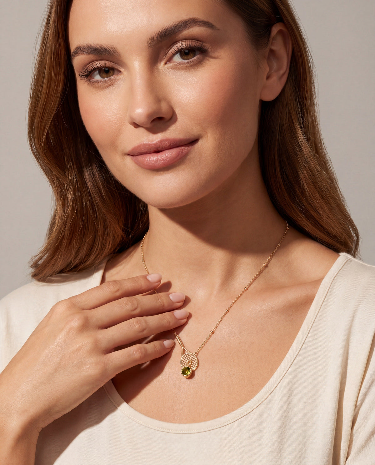 Alex and Ani Tennis Racket Y-Necklace