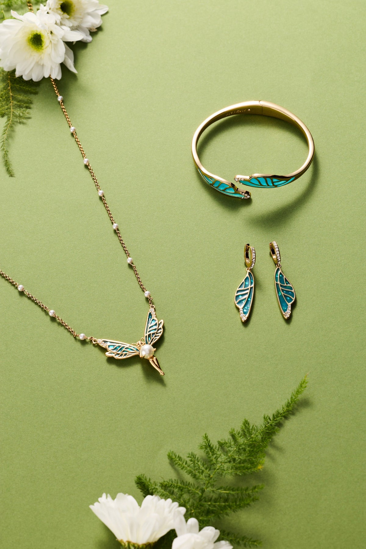 Alex and Ani Fae Wings Statement Earring