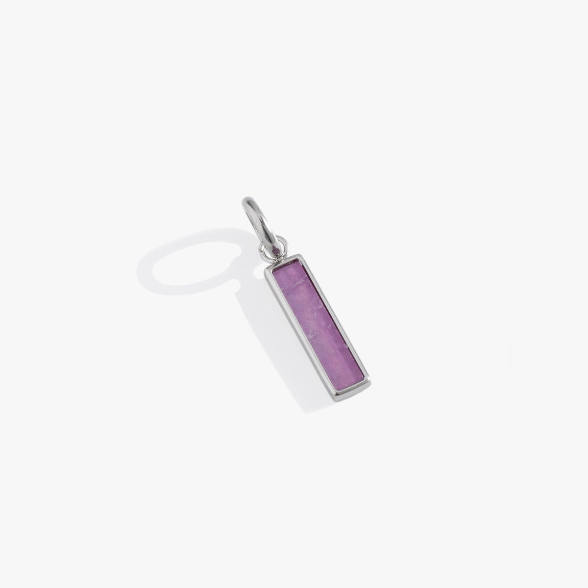 Alex and Ani Amethyst Gemstone Interchangeable Bar Charm