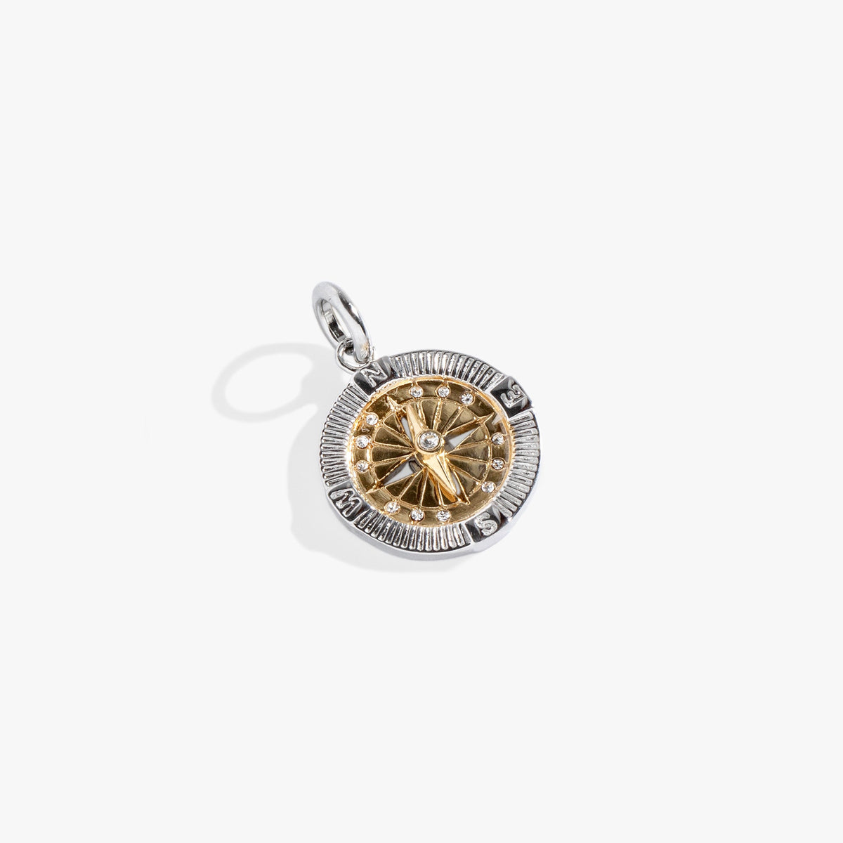 Alex and Ani Two-Tone Compass Interchangeable Charm