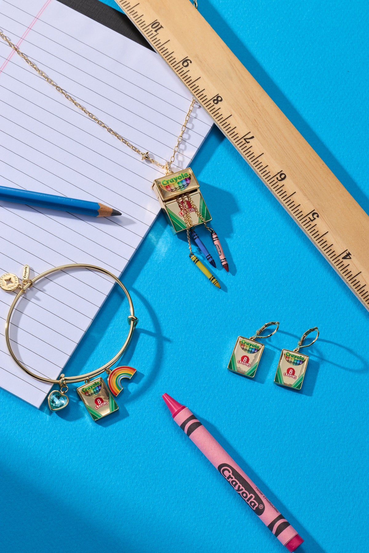 Alex and Ani Crayola 'To Teach Is To Color A Life Forever' Multi Charm Bangle