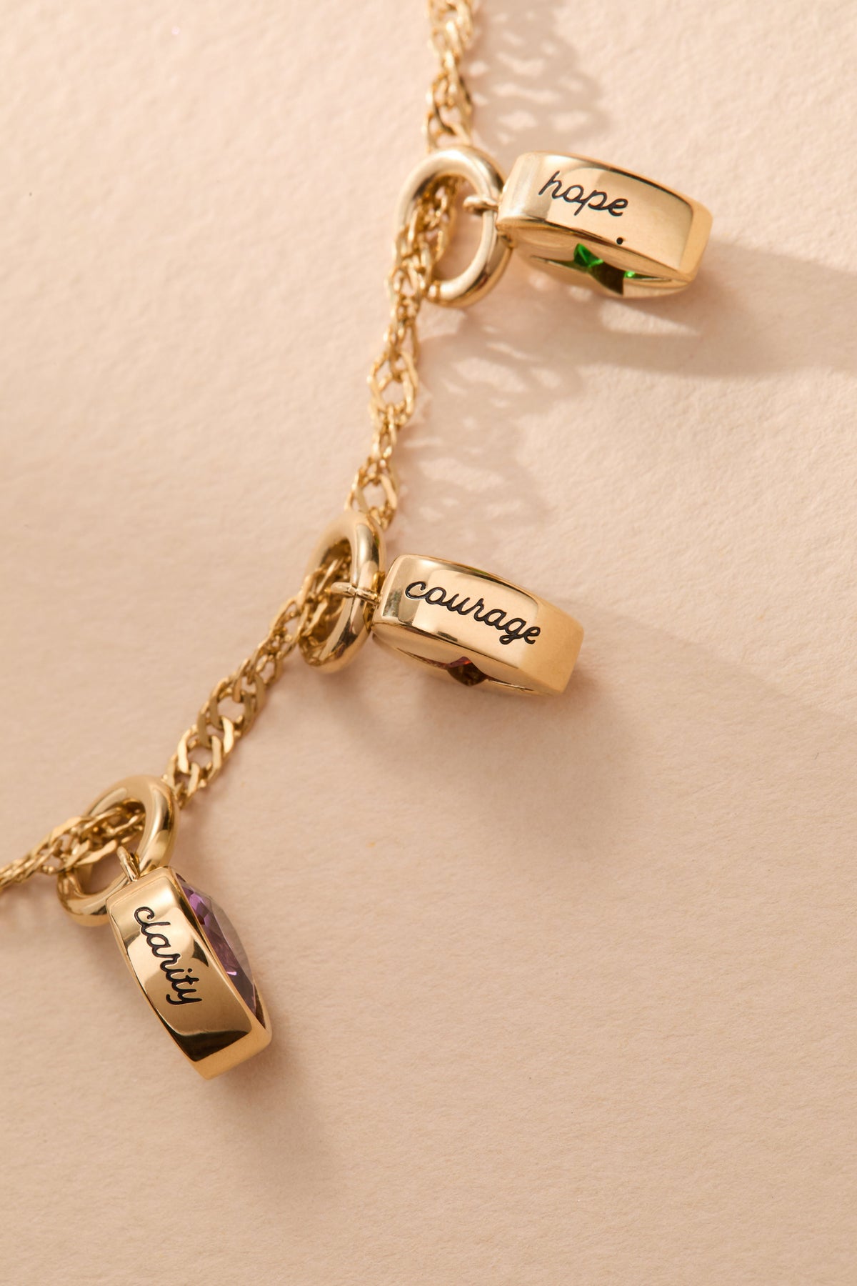 Alex and Ani Hope' Heart Birthstone Charm-MAY
