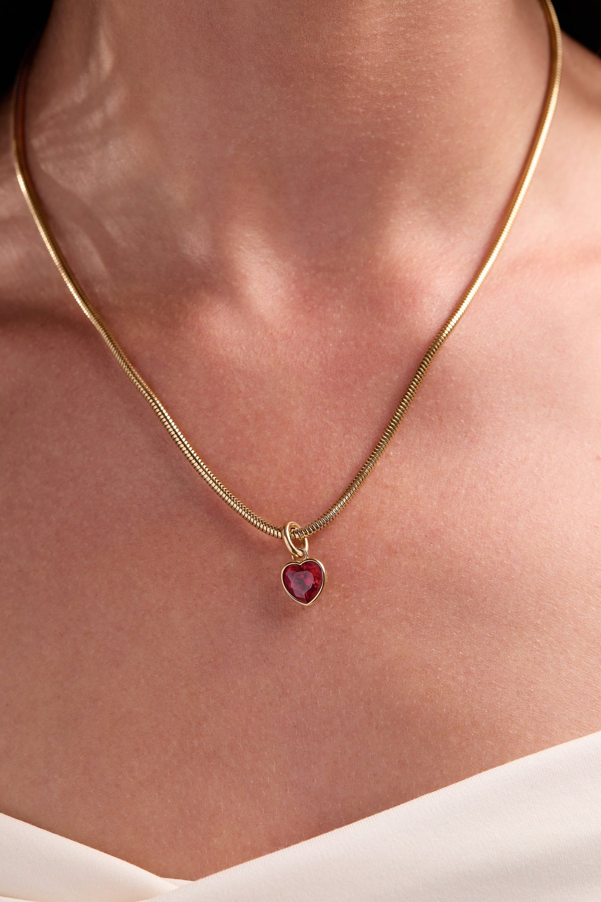 Alex and Ani Love' Heart Birthstone Charm-JULY