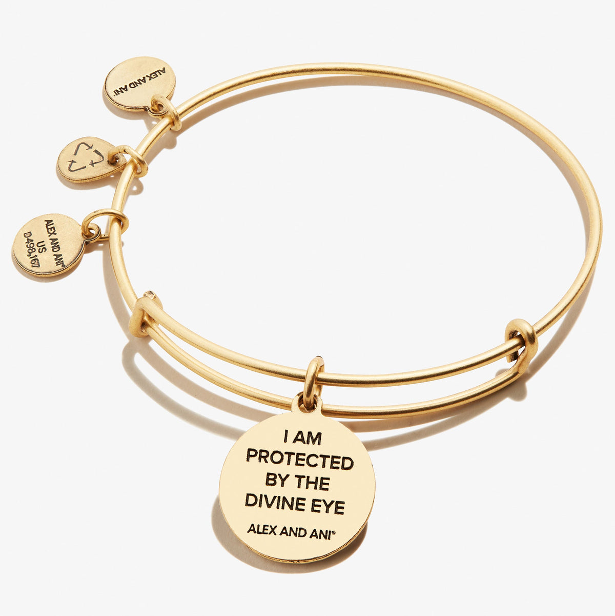 Alex and Ani Evil Eye + Sodalite Charm Bangle Bracelet - Alex and Ani