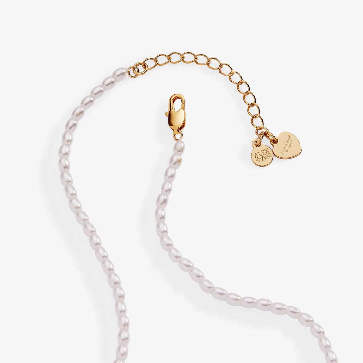 Alex and Ani Sweethearts® Pearl ‘XOXO’ Charm Necklace