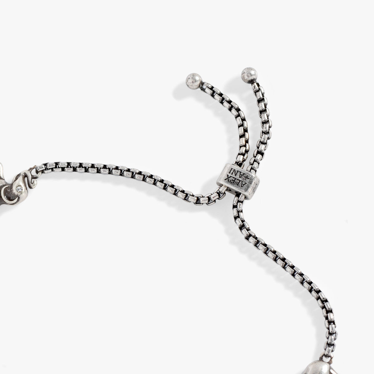 Alex and Ani Elephant Crystal Bolo Bracelet