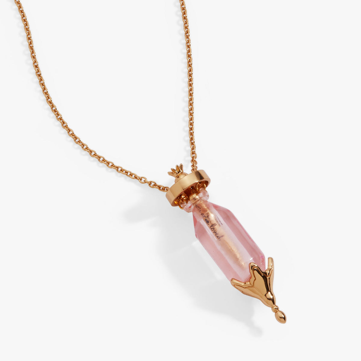 Alex and Ani You Are Loved' Potion Bottle Slider Necklace