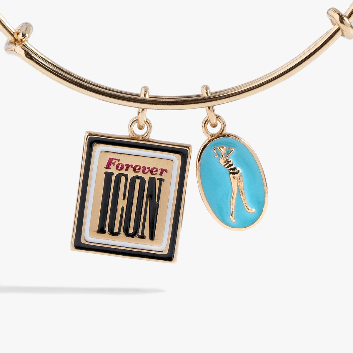 Alex and Ani Retro Barbie Duo Charm Bangle