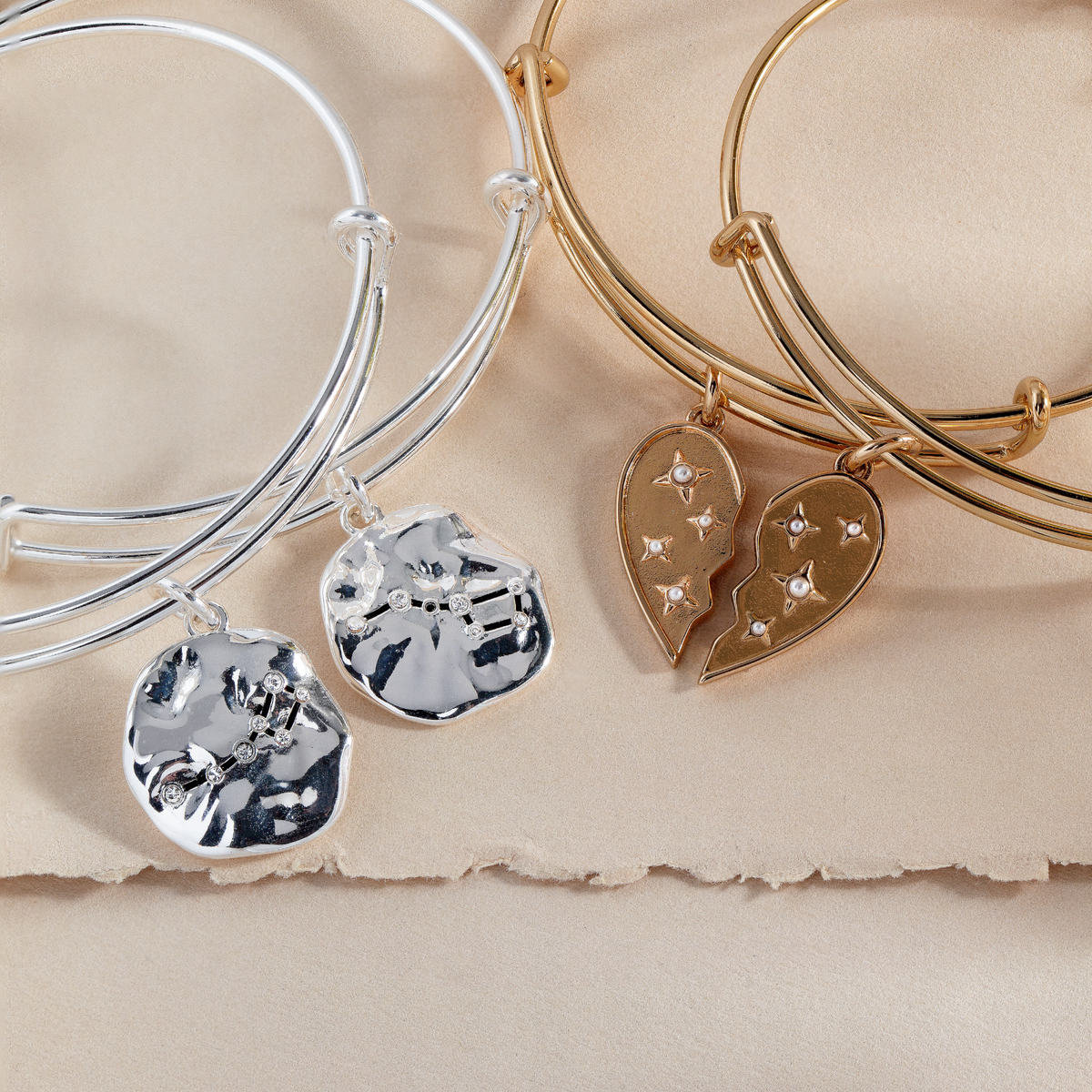 Alex and Ani Little Dipper BFF Bangle Set of 2