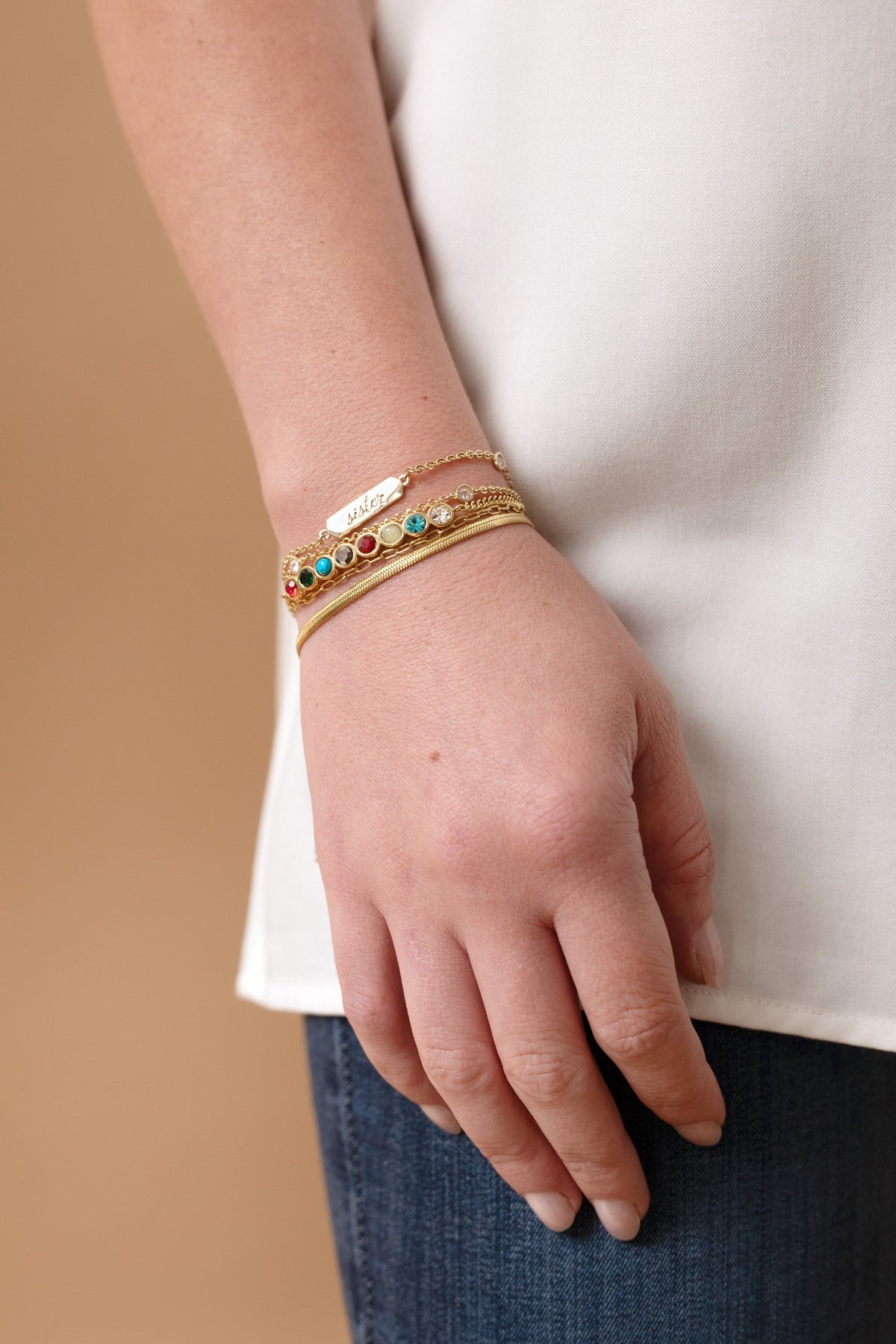 Alex and Ani Daughter Acrostic Bolo