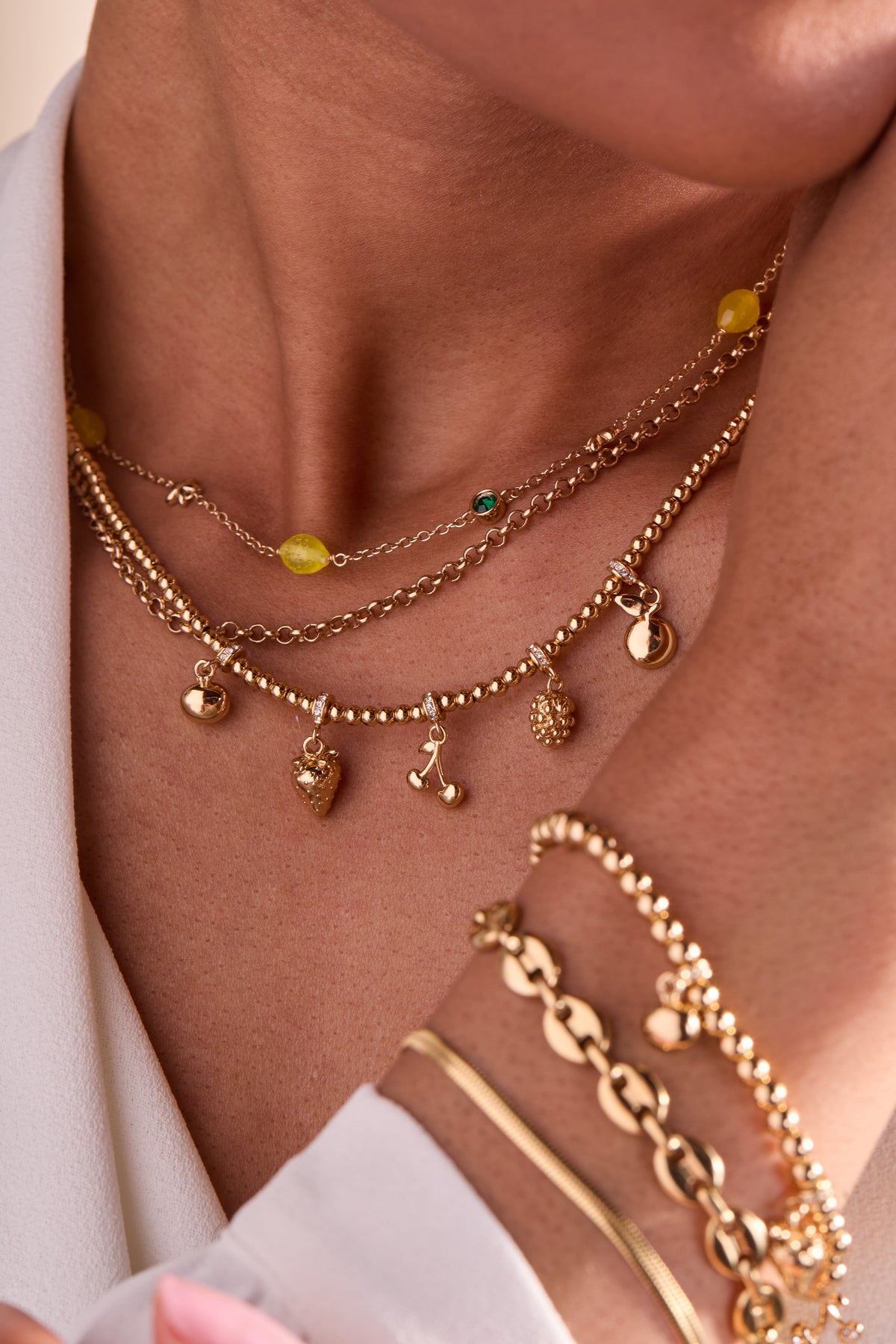 Alex and Ani Fresh Orchard Charm Necklace