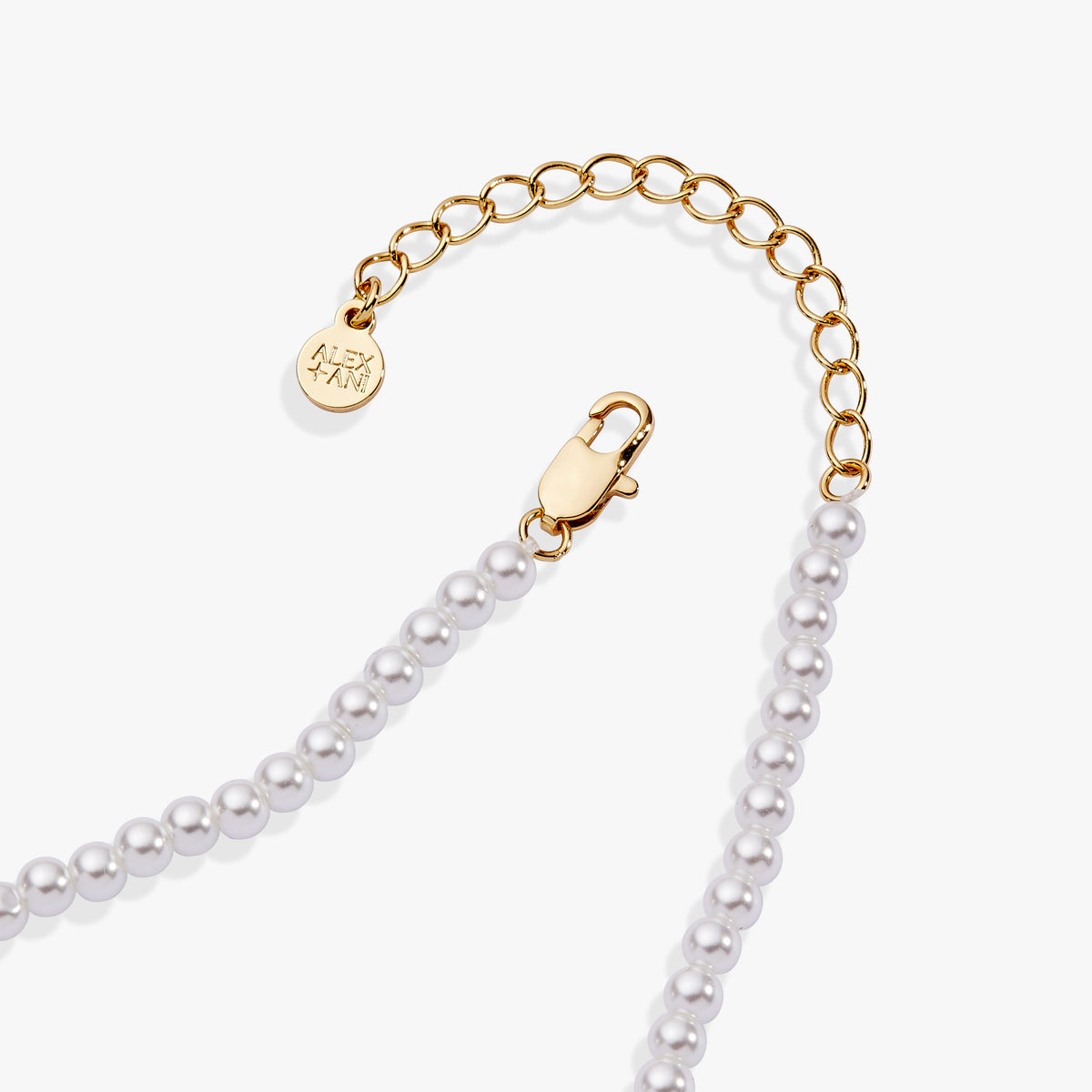 Alex and Ani Crystal and Pearl Beaded Necklace