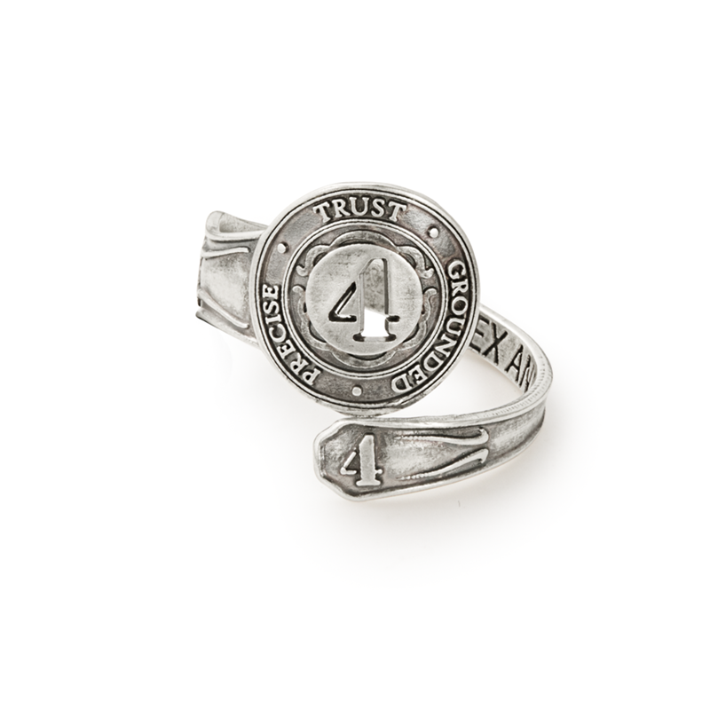 Alex and Ani Number 4 Spoon Ring - Alex and Ani