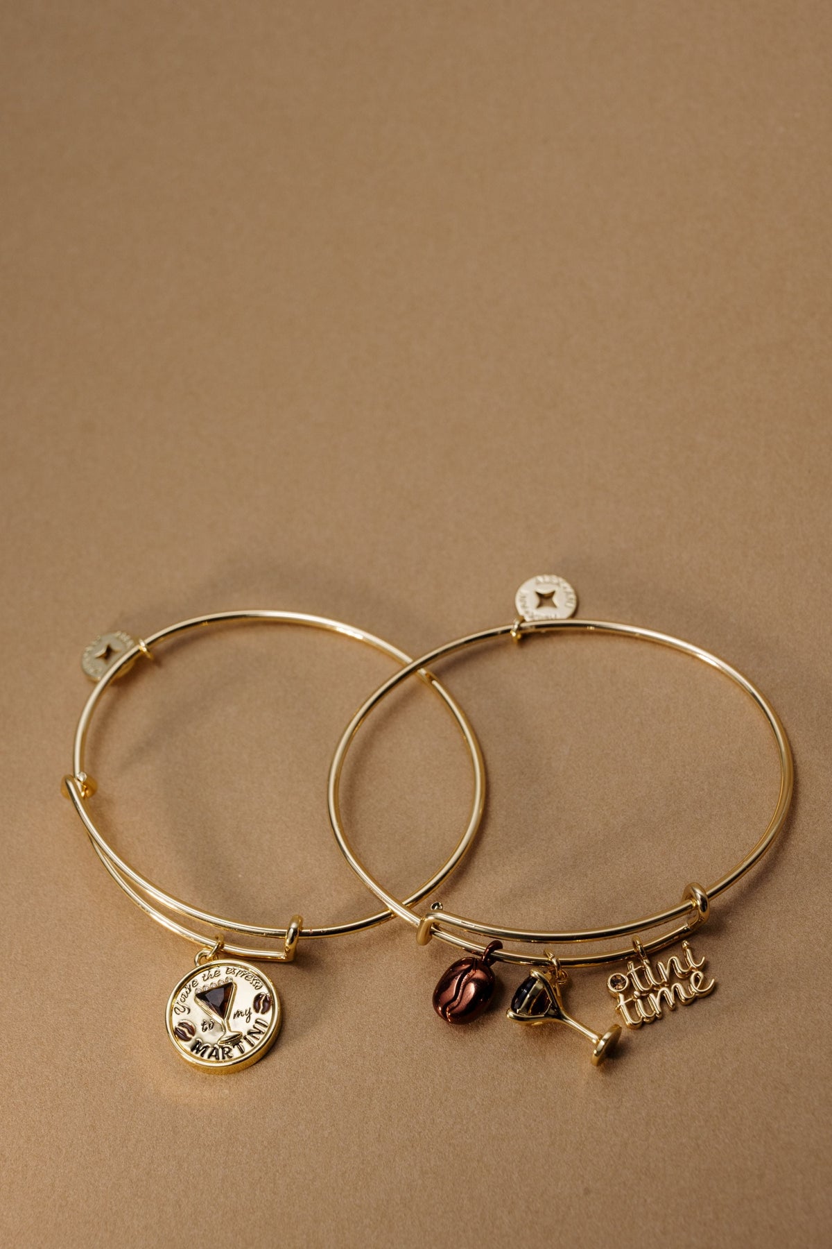 Alex and Ani Espresso Martini Multi Charm Bangle