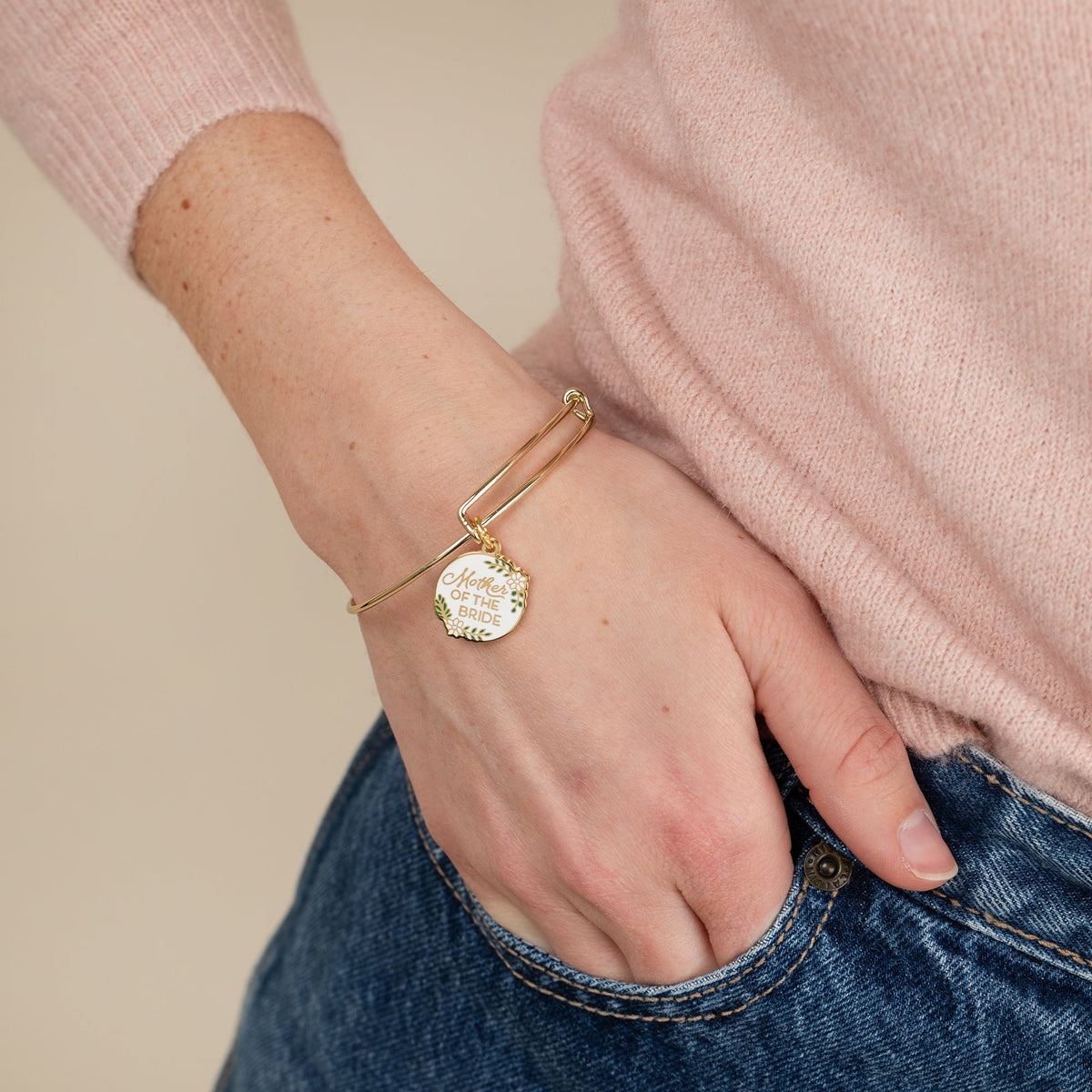 Alex and Ani Mother of the Bride Wedding Charm Bangle – Meaningful Wedding Jewelry Gift
