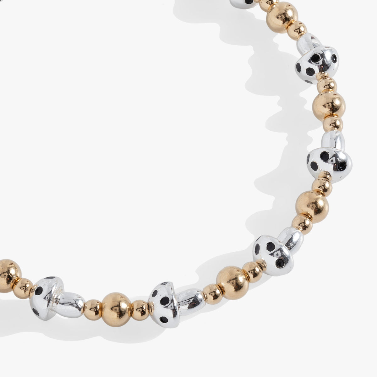 Alex and Ani Mushroom Beaded Bangle