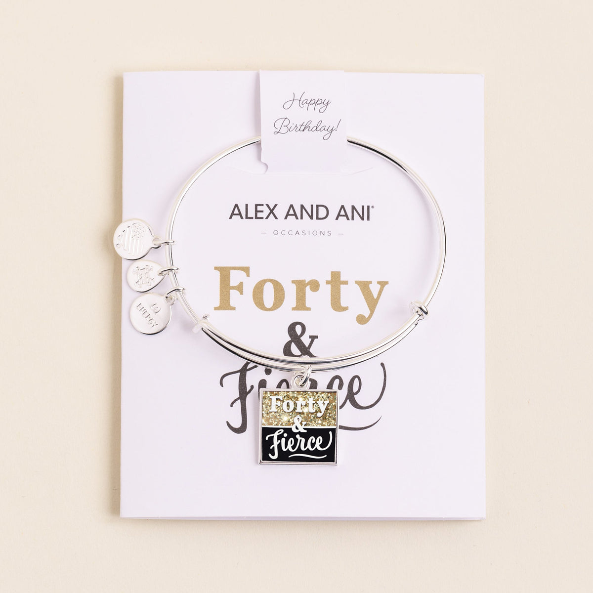 Alex and Ani Forty & Fierce Charm Bangle - Alex and Ani