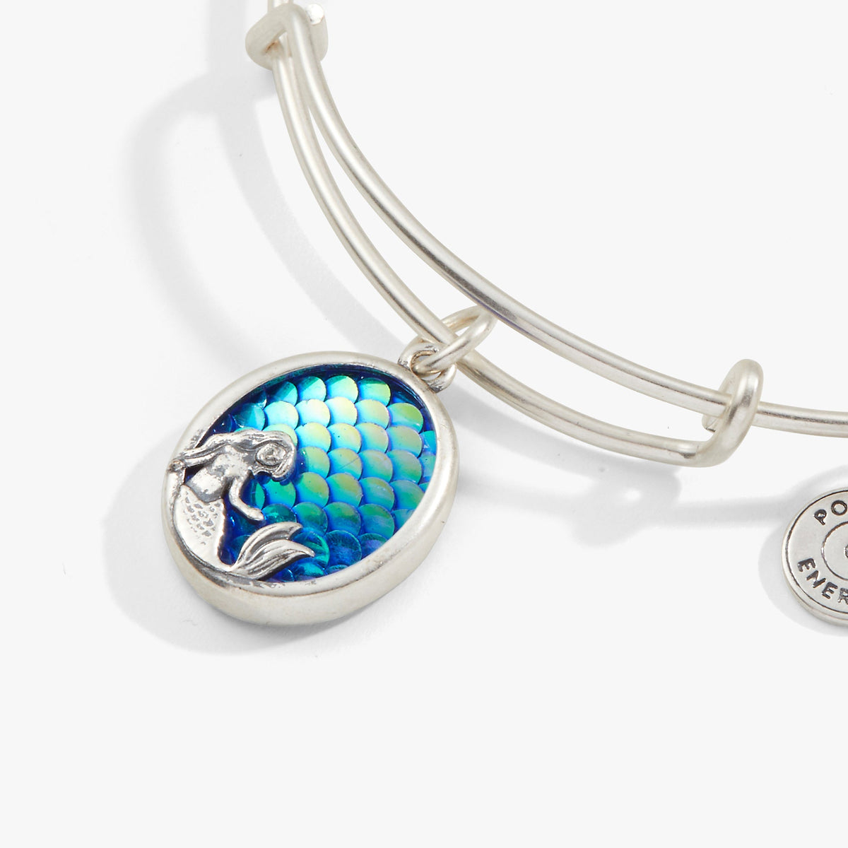 Alex and Ani Iridescent Mermaid Charm Bangle