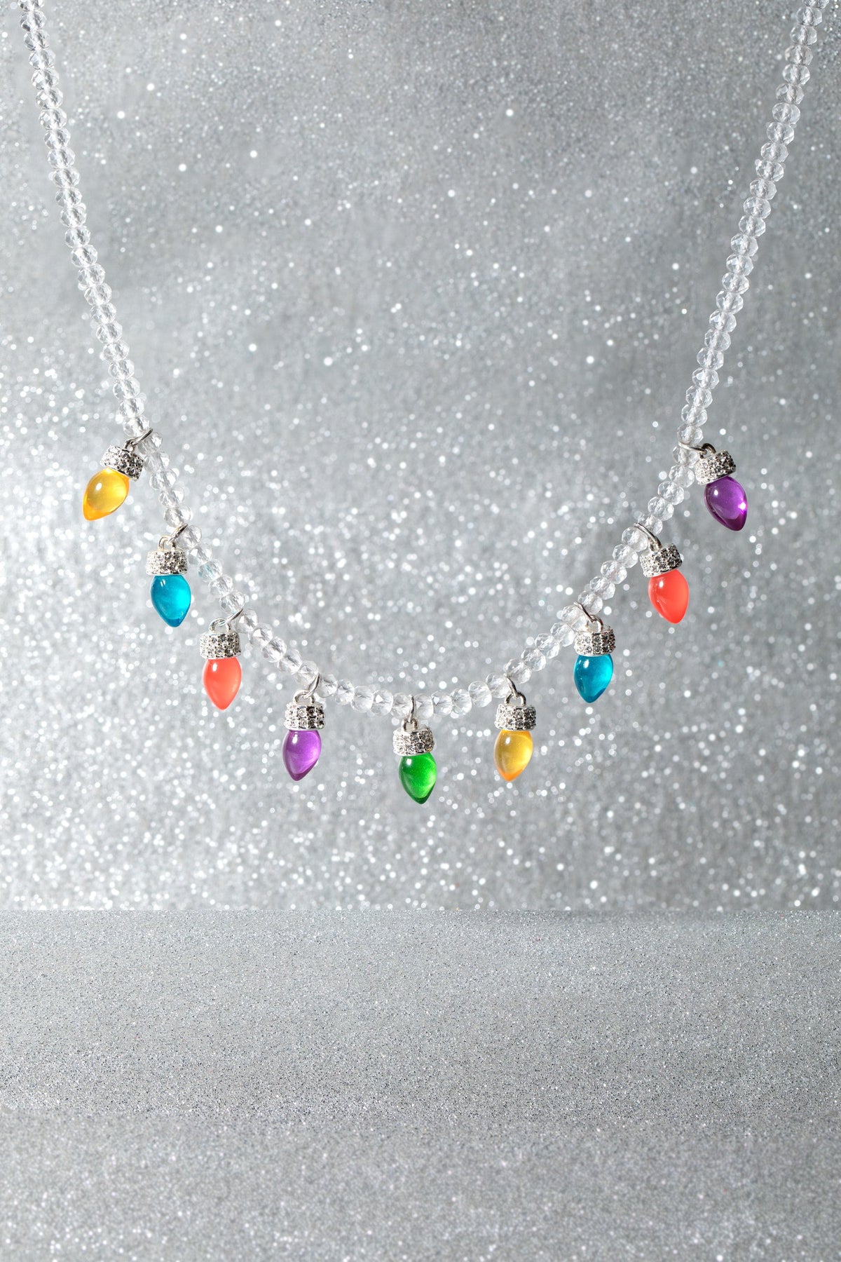 Alex and Ani Christmas Light Bulb Necklace