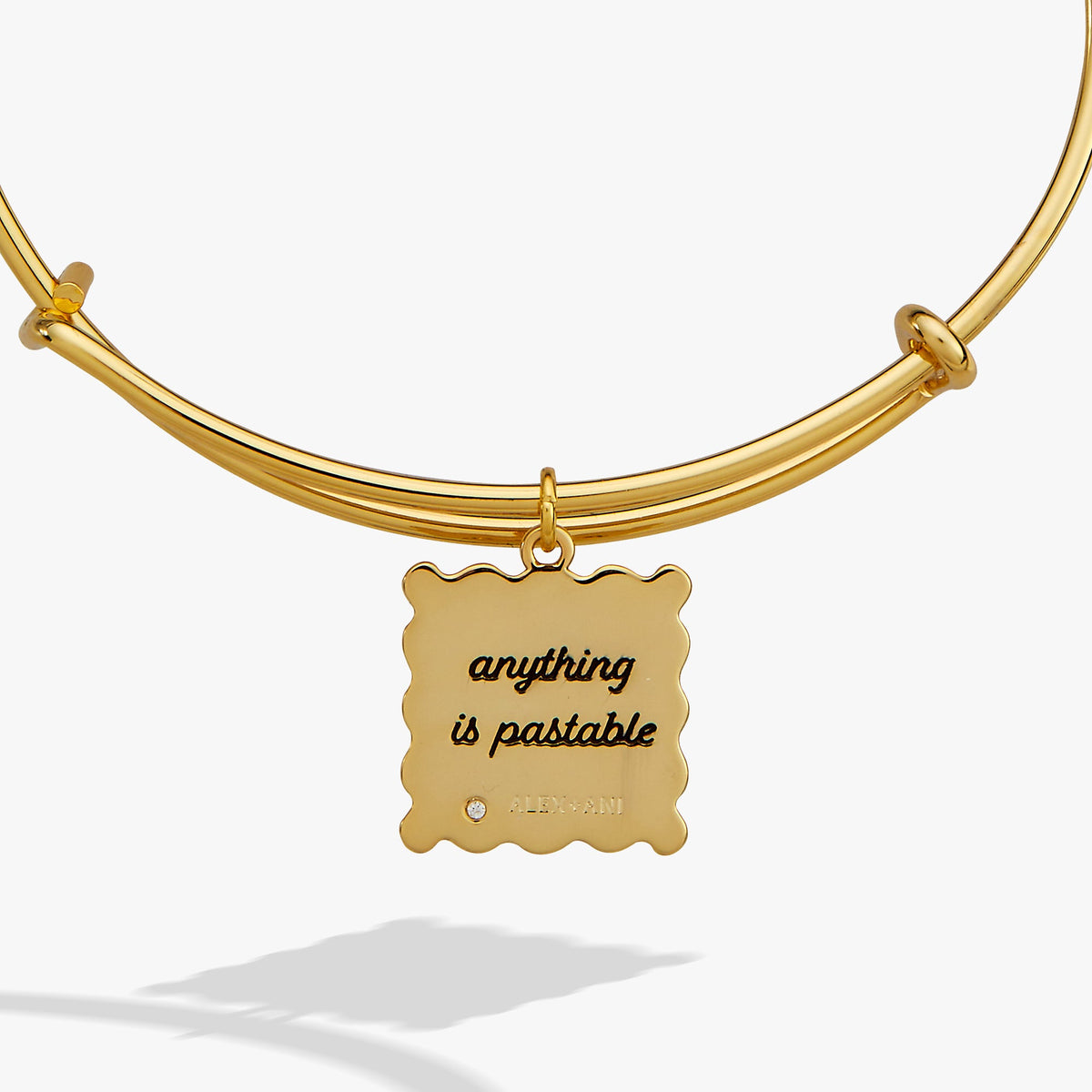 Alex and Ani Pasta Girl 'Anything is Pastable' Ravioli Charm Bangle
