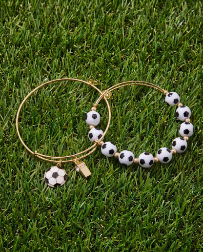 Alex and Ani Soccer & Whistle Charm Bangle