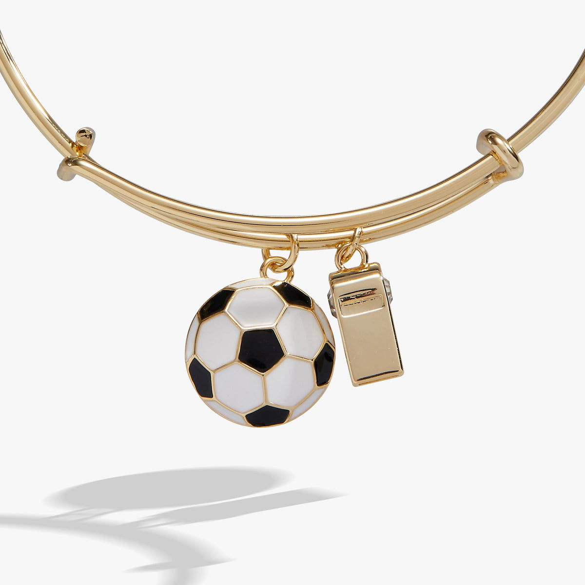 Alex and Ani Soccer & Whistle Charm Bangle
