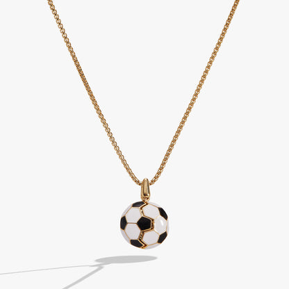 Alex and Ani Soccer Ball "Control The Ball, Command The Game" Locket Necklace