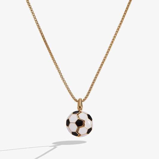 Alex and Ani Soccer Ball "Control The Ball, Command The Game" Locket Necklace