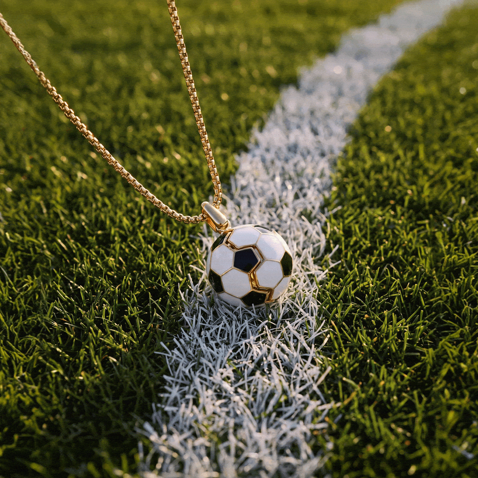 Alex and Ani Soccer Ball "Control The Ball, Command The Game" Locket Necklace