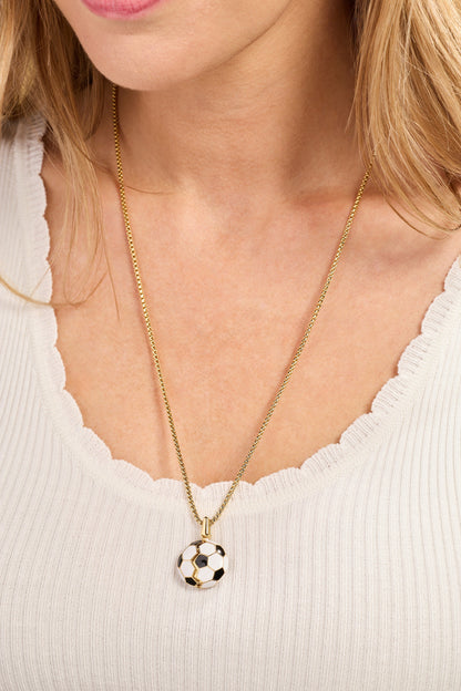 Alex and Ani Soccer Ball "Control The Ball, Command The Game" Locket Necklace