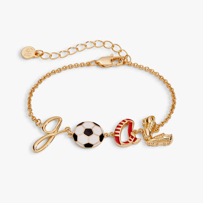 Alex and Ani Soccer GOAL Linear Bracelet
