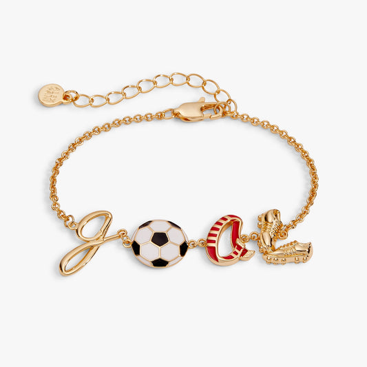 Alex and Ani Soccer GOAL Linear Bracelet