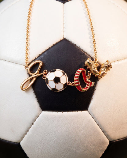 Alex and Ani Soccer GOAL Linear Bracelet