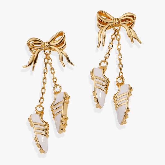 Alex and Ani Soccer Cleats Earrings