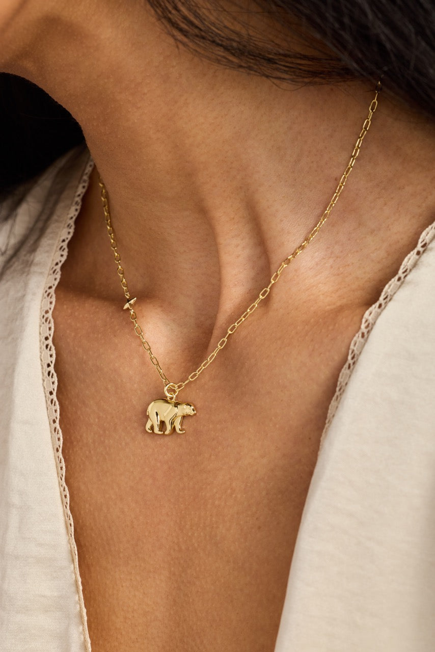 Alex and Ani Mama Bear and Cub Necklace Bundle
