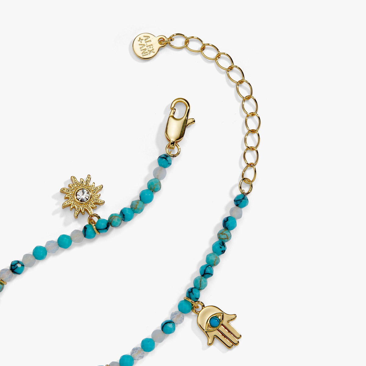 Alex and Ani Healing Stone Charm Bracelet