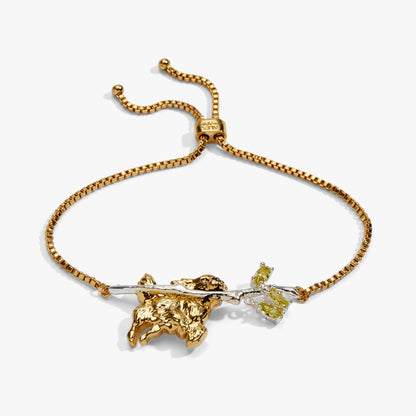 Alex and Ani Golden Retriever Bracelet