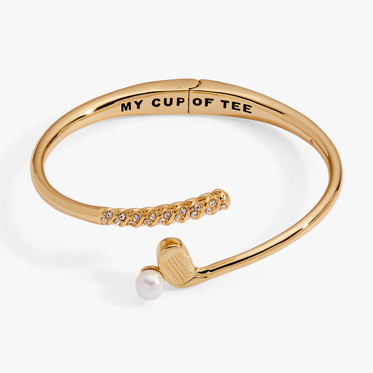 Alex and Ani Golf Club 'My Cup of Tee' Bypass Cuff Bracelet
