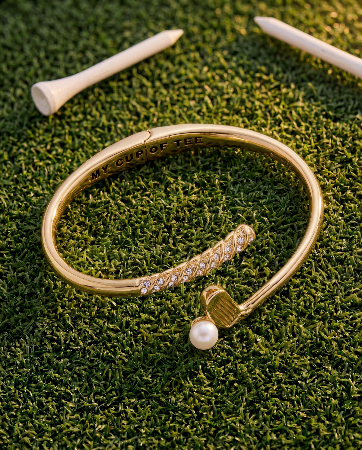 Alex and Ani Golf Club 'My Cup of Tee' Bypass Cuff Bracelet