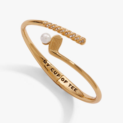 Alex and Ani Golf Club 'My Cup of Tee' Bypass Cuff Bracelet