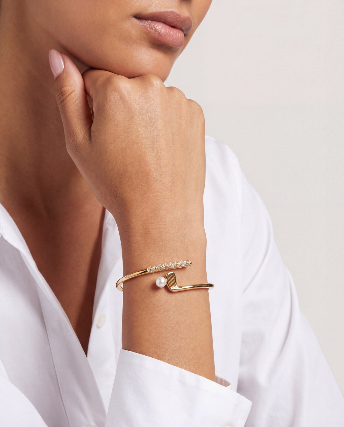 Alex and Ani Golf Club 'My Cup of Tee' Bypass Cuff Bracelet