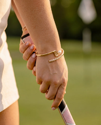 Alex and Ani Golf Club 'My Cup of Tee' Bypass Cuff Bracelet