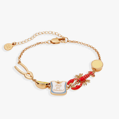 Alex and Ani Lobster Boil 'Let's Get Crackin!' Inline Charm Bracelet