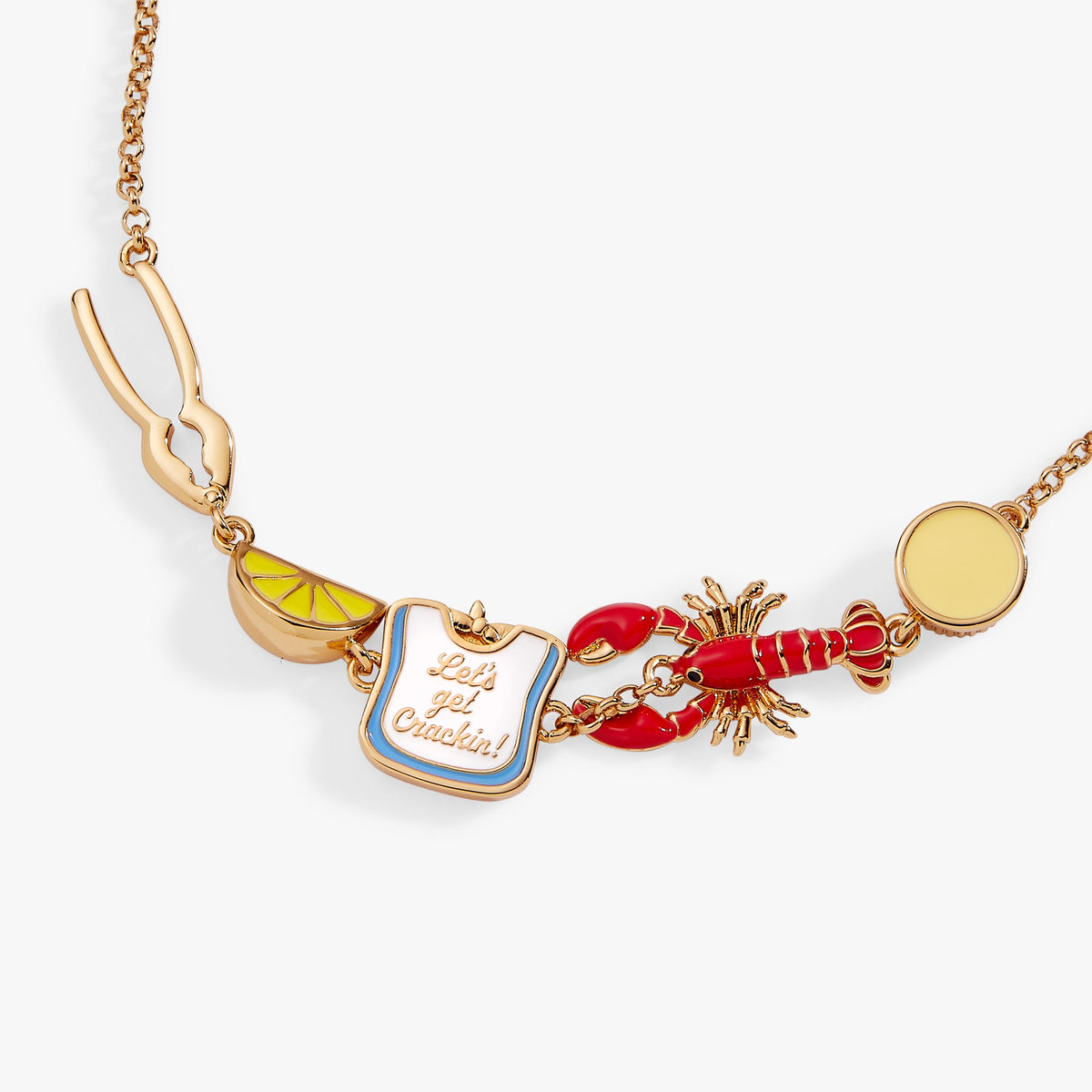 Alex and Ani Lobster Boil 'Let's Get Crackin!' Inline Charm Bracelet