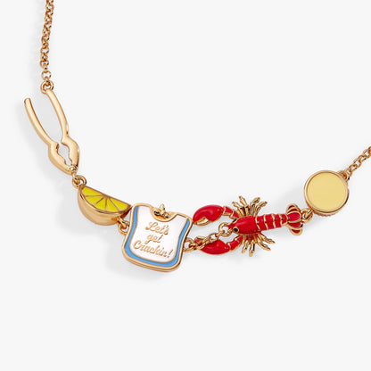 Alex and Ani Lobster Boil 'Let's Get Crackin!' Inline Charm Bracelet