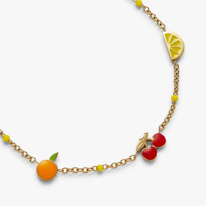 Alex and Ani Fruit Inline Charm Anklet