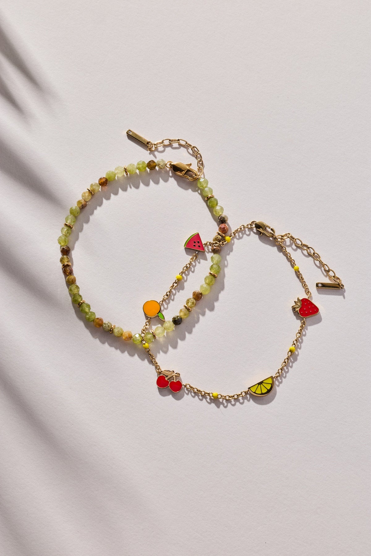 Alex and Ani Fruit Inline Charm Anklet