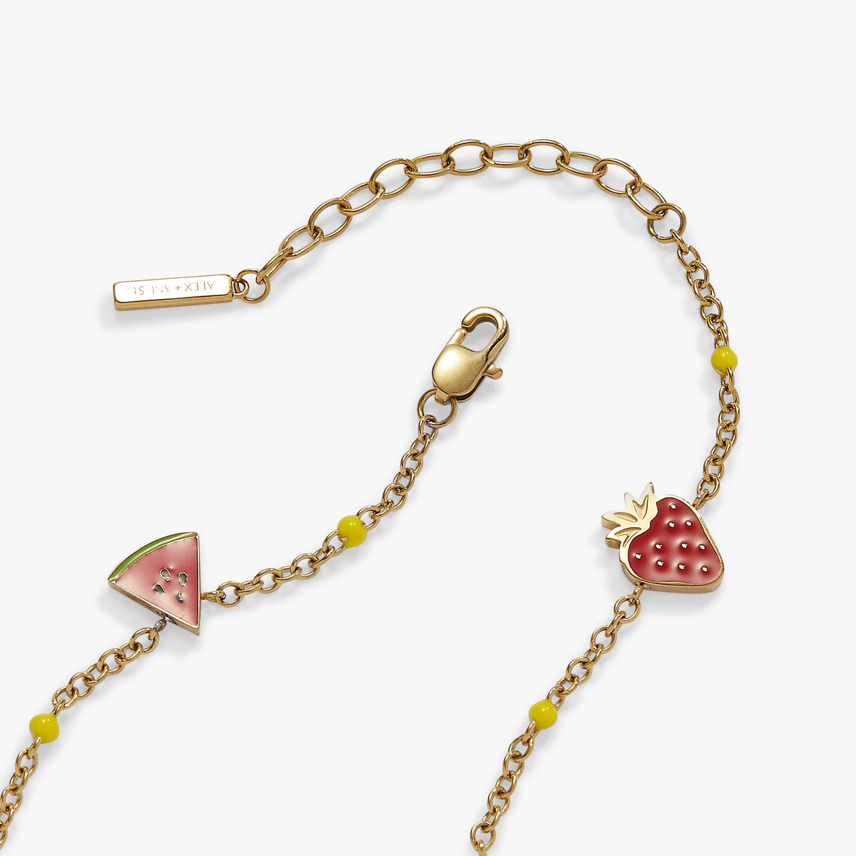 Alex and Ani Fruit Inline Charm Anklet