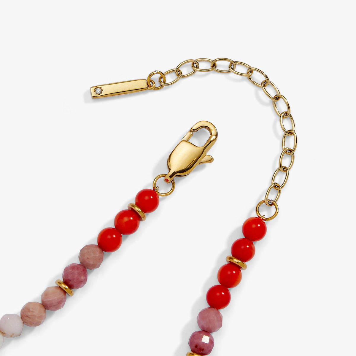 Alex and Ani Coral Ombre Semi-Precious Beaded Bracelet