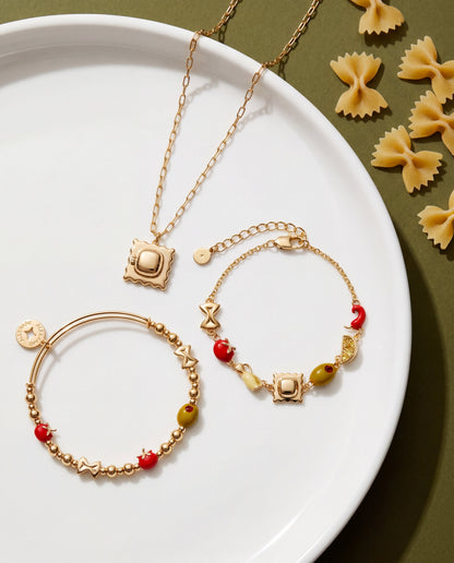Alex and Ani Pasta Girl Linear Bracelet